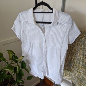 White Prana blouse